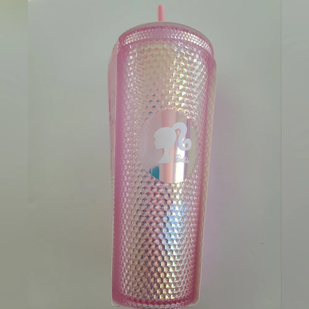 Barbie Studded Tumbler cup Pink